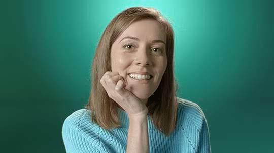 Usmívající se paní