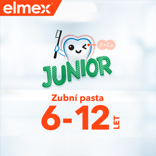 Logo zoubku s věkovým doporučením - Zubní pasta 6-12 let