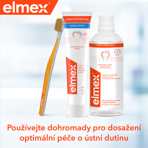 Režim Caries Whitening- zubní pasta, ústní voda, zubní kartáček